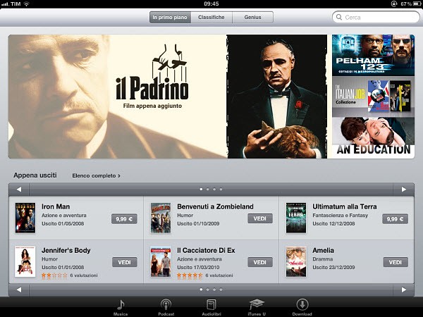 iTunes store film Il Padrino