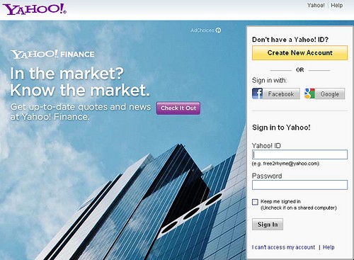Login su Yahoo Login su Yahoo