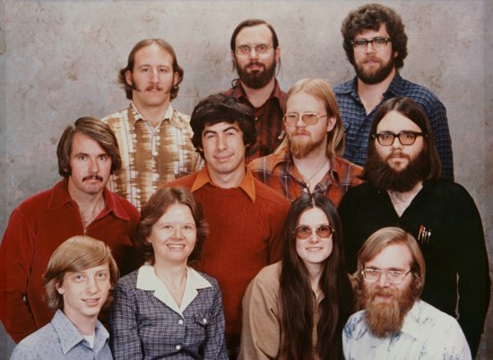 Il team Microsoft nel 1978 Il team Microsoft nel 1978