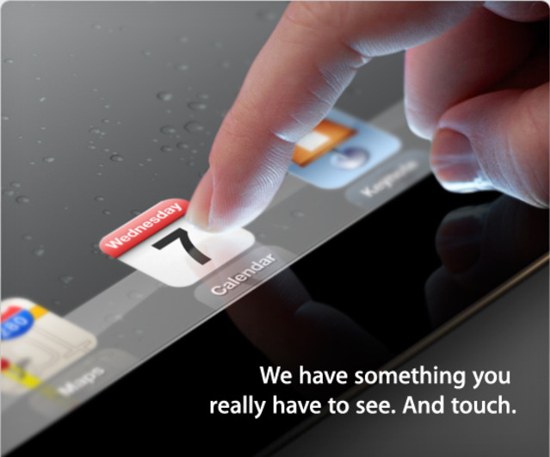 iPad 3, l'annuncio il 7 marzo iPad 3, l'annuncio il 7 marzo