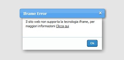 Volunia, errore con gli iframe Volunia, errore con gli iframe