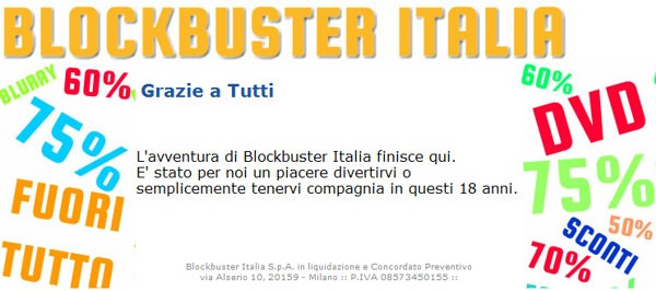 Blockbuster Italia Blockbuster Italia