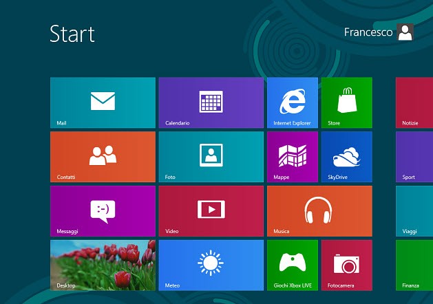 Windows 8, interfaccia Metro Windows 8, interfaccia Metro