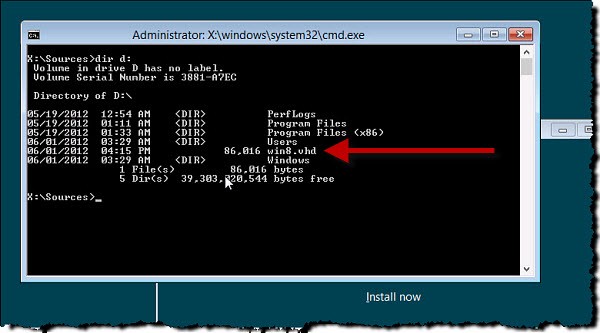 Windows 8.1 Preview: cercare il file VHD Cercare il file VHD
