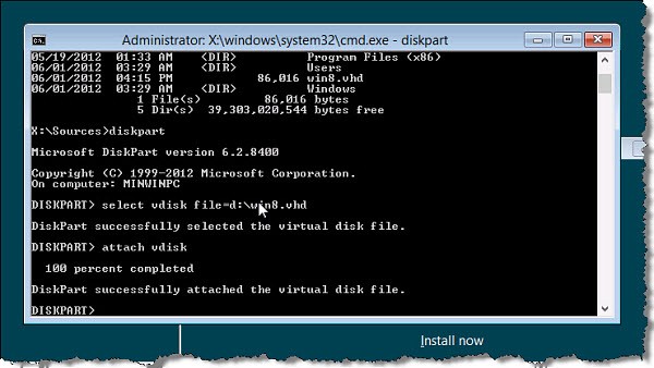 Windows 8.1 Preview: collegare il file VHD Collegare il file VHD