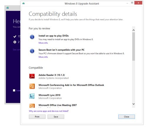 Windows 8 Upgrade Assistant Windows 8 Upgrade Assistant