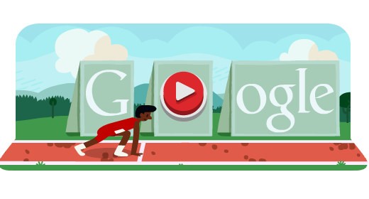 Corsa ad ostacoli sul doodle di Google Corsa ad ostacoli sul doodle di Google