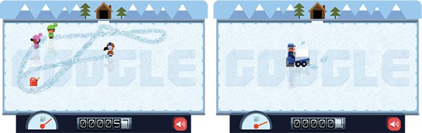 Il doodle interattivo di oggi, che Google dedica a Frank Zamboni, l'inventore della macchina per levigare le piste di ghiaccio Il doodle interattivo di oggi, che Google dedica a Frank Zamboni, l'inventore della macchina per levigare le piste di ghiaccio