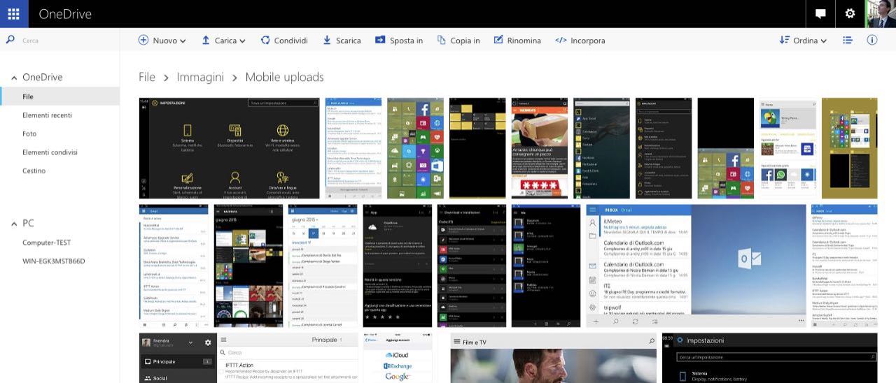 Il nuovo OneDrive per il Web | Webnews