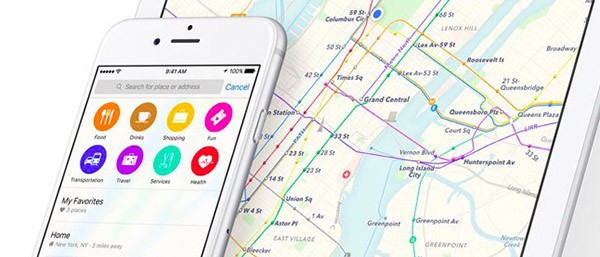 Mappe di iOS 9