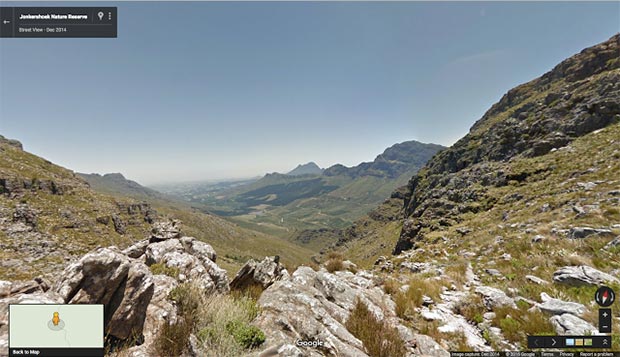 La riserva naturale di Jonkershoek