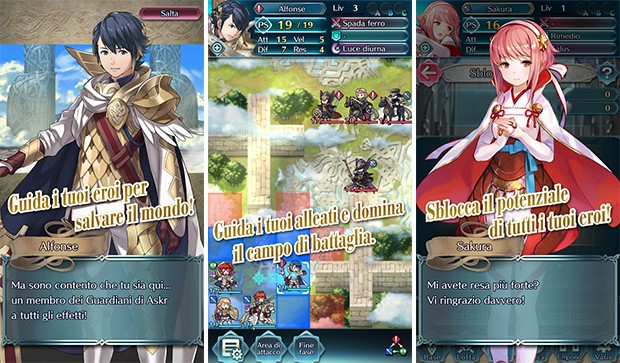 Screenshot per Fire Emblem Heroes