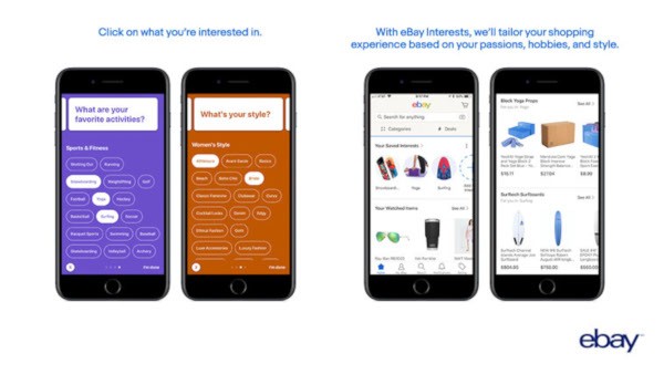 eBay rende l'esperienza di shopping personale