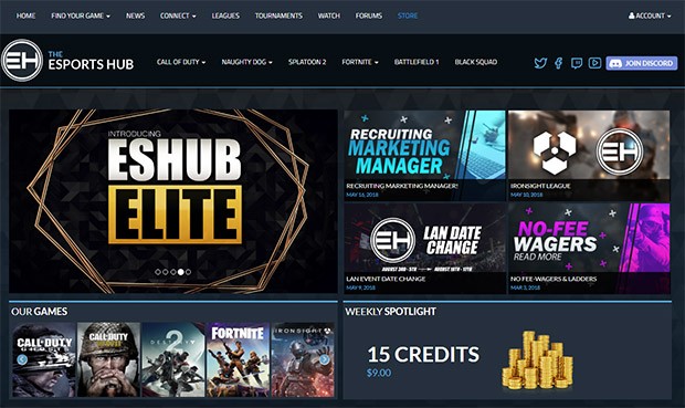 Uno degli eSports Hub più frequentati