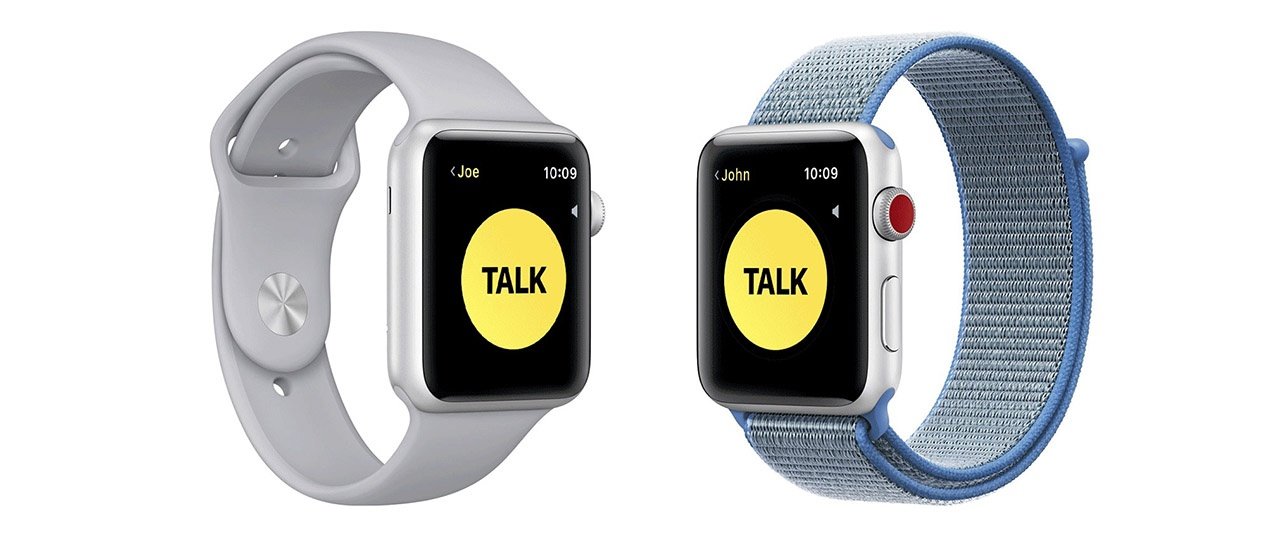 does apple watch walkie talkie work without wifi